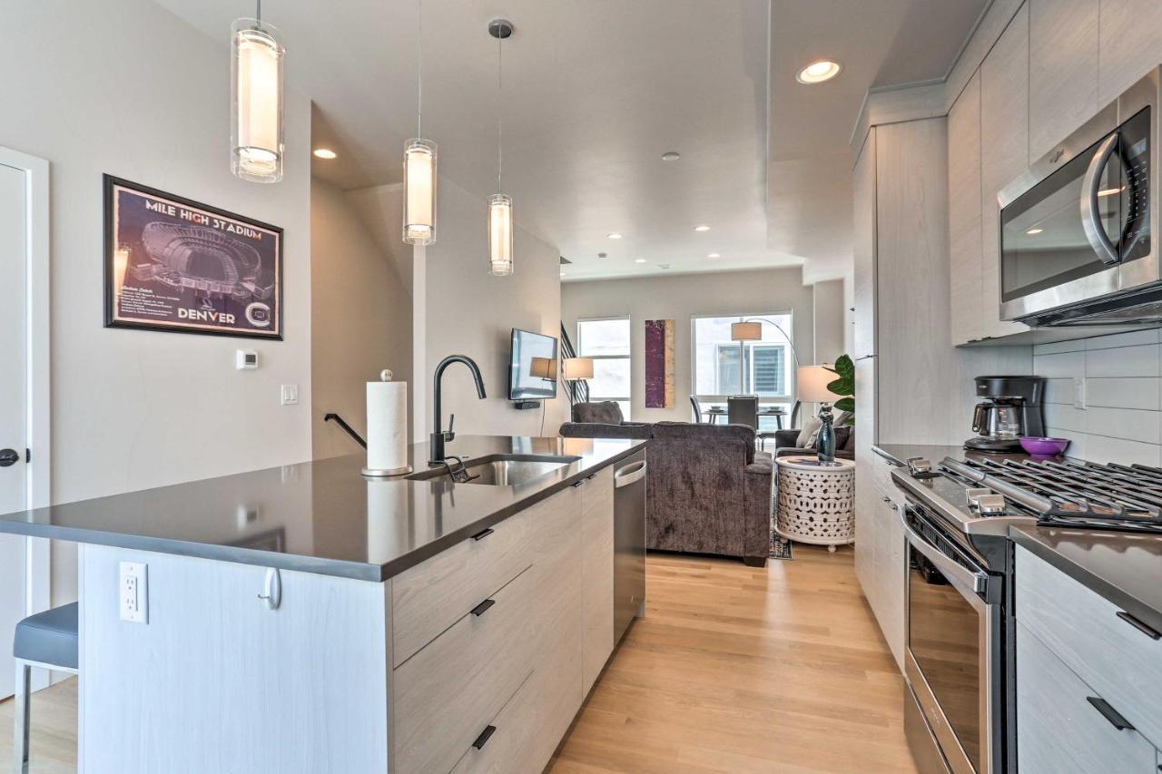 Trendy Denver Townhome - Walk To Mile High Stadium Dış mekan fotoğraf